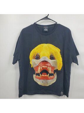 Sterling Ruby Black Limited Edition Skulls Basic T Shirt Men Size Small Black